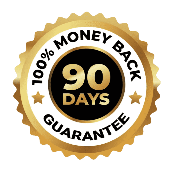 90 days guarantee badge